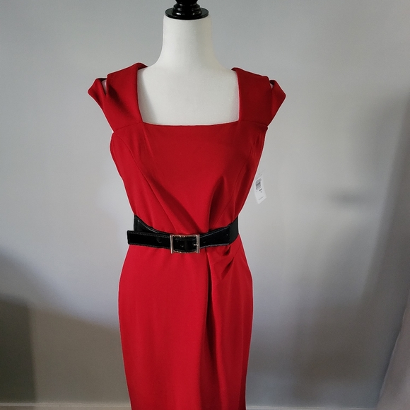 NWT - Neiman Marcus Chic Red Dress - Picture 8 of 10